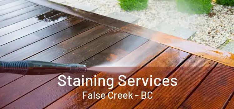  Staining Services False Creek - BC